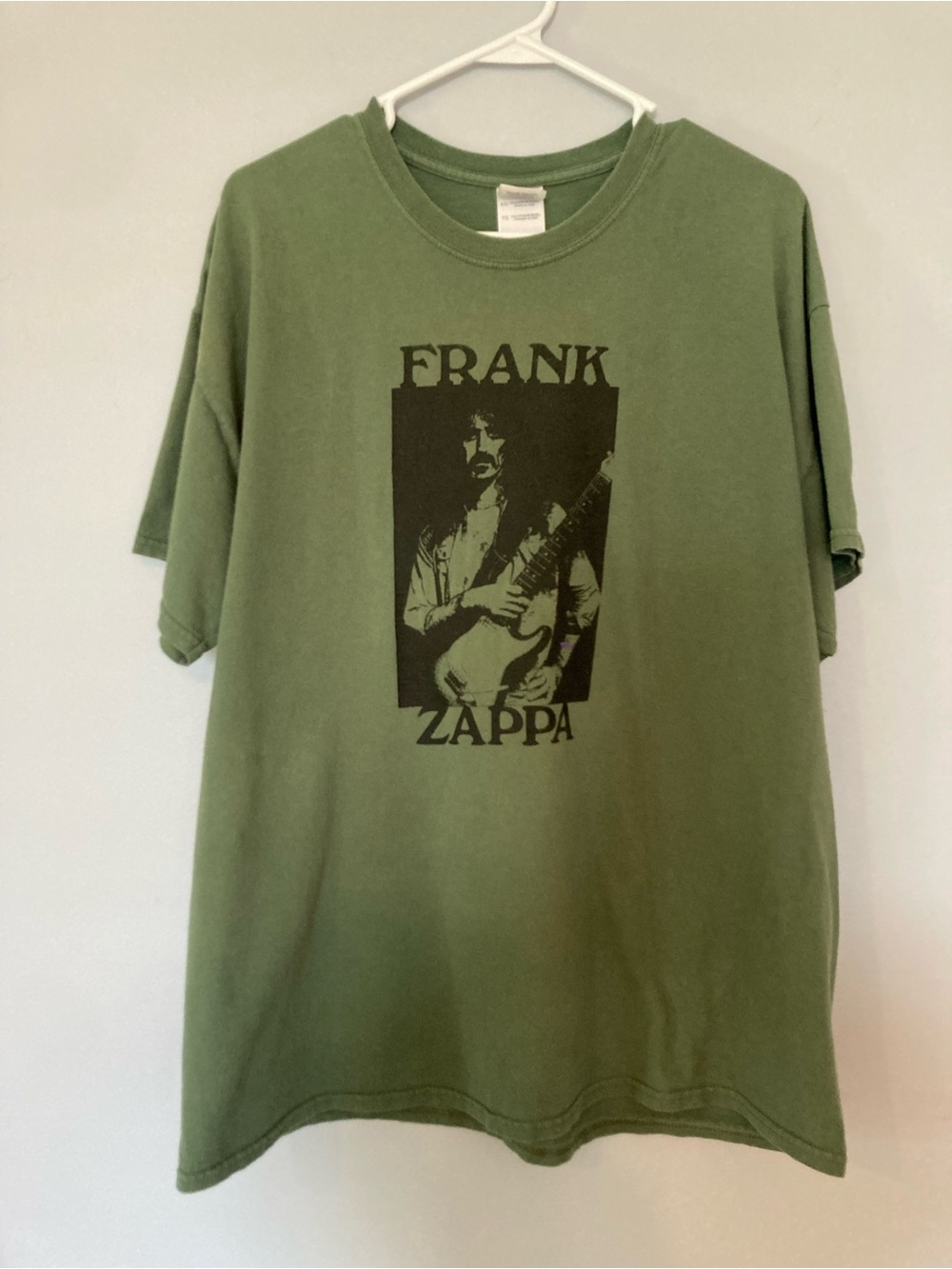 Frank Zappa Graphic Tee - Olive Green Men’s Shirt sz XL